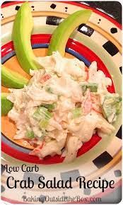 Keto Crab Salad gambar png