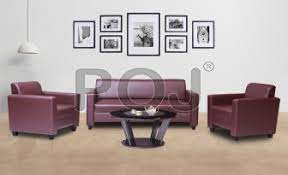5 seater fabric leather sofa sets