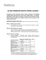 Ultra Premium Photo Paper Glossy Manualzz Com