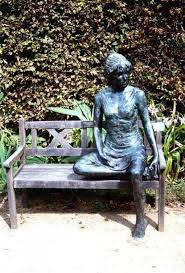 Bronze Sitting Sculpture