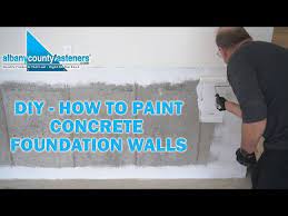 Paint Concrete Foundations Diy