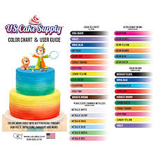Us Cake Supply By Chefmaster Airbrush Cake Neon Color Set The 6 Most Popular Neon Colors In 0 7 Fl Oz 20ml Bottles