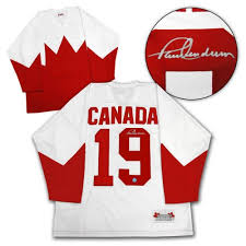 personalized autographed team canada