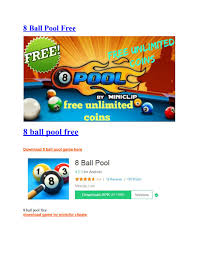 Miniclip is a free online games platform headquartered in switzerland and with offices in multiple european countries. 8 Ball Pool Free By Serajbung15 Issuu