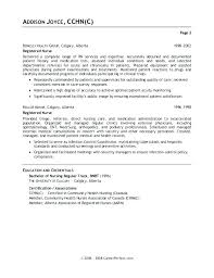 Resume For School Nurse Sample Nursing Resume Cover Letter Example