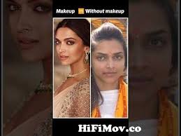 bollywood actress makeup vs without