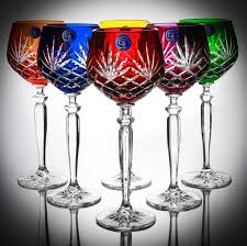 Handmade Crystal Wine Glasses Caro
