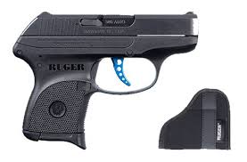 ruger lcp w blue trigger 380acp pistol