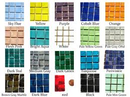 25 Mosaic Tiles Square Glass Tiles