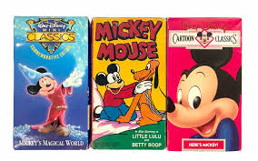 vhs walt disney clics mickey mouse