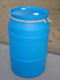 55 gallon barrel drum open top plastic