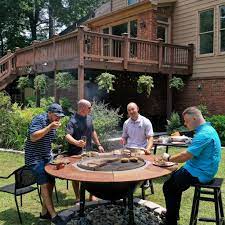 the ultimate 5 in 1 outdoor grill table