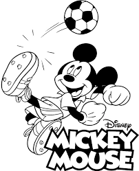 free mickey mouse coloring page