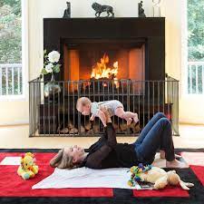 babyproof your hearth and fireplace