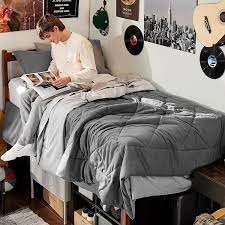 bedsure grey comforter set twin xl 5