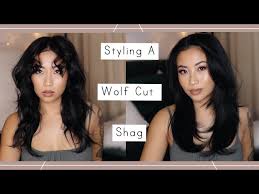 how i style my wolf cut haircut