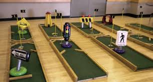 Either the area around the hitting surfaces or the entire flooring has to be raised. A Mini Golf Course Mp300 350 Carnivals For Kids At Heart