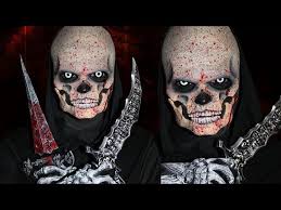 skull grim reaper makeup