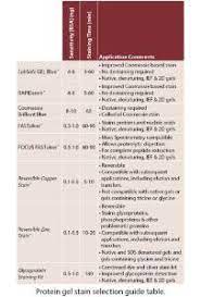 solution electropsis gel stain