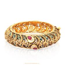 gold bangle design from malabar gold