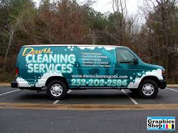 davis cleaning services van wrap the