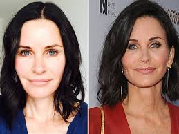 courteney goes makeup free as she s