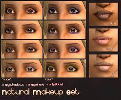 mod the sims natural makeup set 8