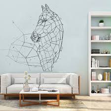 Horse Abstract Polygonal Wall Decor