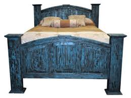 50 turquoise se rustic bedroom set
