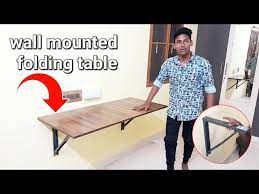 How To Make A Wall Mount Folding Table