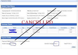 Latest Irctc Ticket Cancellation Charges