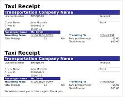 Taxi Bill Format In Excel 18 Payment Receipt Templates Free