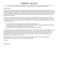 Clinical Pharmacist Cover Letter Example Sample For Full Yomm