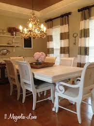 My Dining Room Table Chairs Painted White