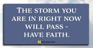 Faith Needed in the Storm (Matthew 8:26-28) - Your Daily Bible Verse -  April 15 - Daily Devotional