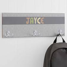 Personalized Coat Rack For Boys