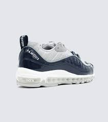 Catch the nike wmns air max 98 solar red tomorrow style, sneakers, art, design, news, music, gadgets, gear, technology, vehicles. Supreme X Air Max 98 Obsidian Sneaker Xp