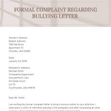 free formal complaint regarding