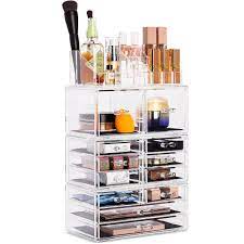 12 drawer display case organizer