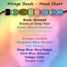 Mirage Beads Mood Chart For Entertainment These Beads