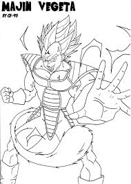Goku vs vegeta coloring pages. Majin Vegeta By Cb 95 On Deviantart