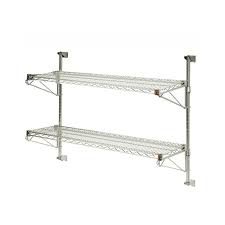Arrivals Chrome Attached Wire Shelving