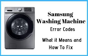 all samsung washing machine error codes