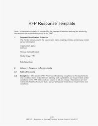 Free Rfp Cover Letter Template Simple Template Word Unique