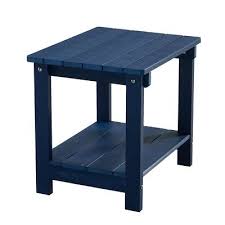 Outdoor Patio Plastic Wood End Table