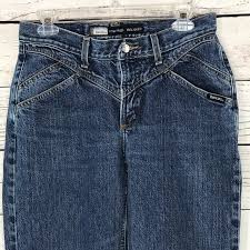 Rockies Jeans Low Rise Relaxed Blue Straight Leg