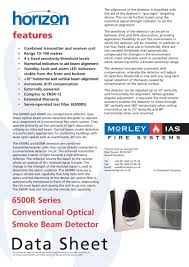 conventional optical smoke beam detector