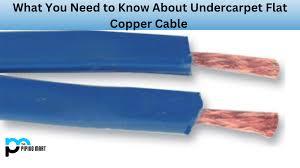 under carpet flat copper cable