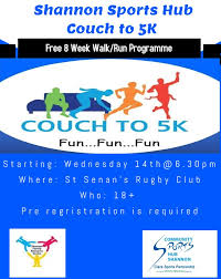 shannon sports hub couch to 5k clare