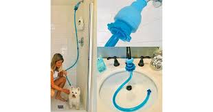 It is perfect for rinsing off, bathing children, washing pets and even cleaning tubs. Rinseroo Slip On Handheld Showerhead Attachment Hose Amazon S Got The Coolest Products Of 2021 Don T Say We Didn T Warn You Popsugar Smart Living Photo 4